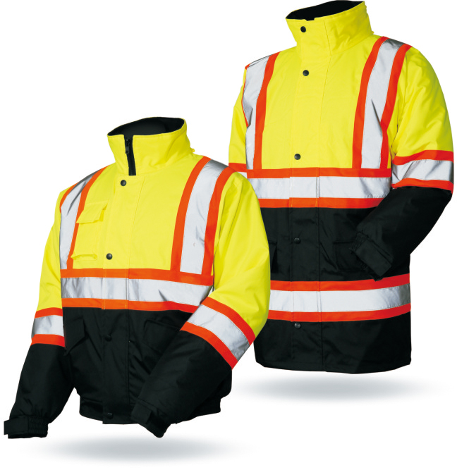 High Reflective Tape Outdoor Hooded Windbreaker Reflective Jacket